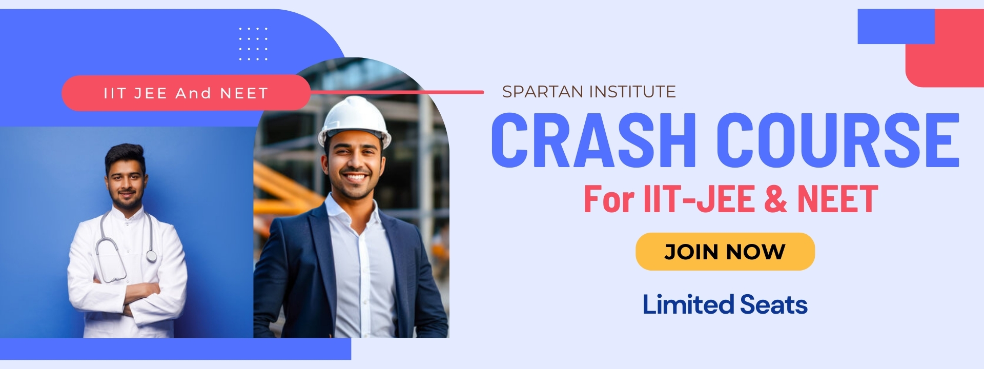 crash course for  IIt, JEE and NEET by spartans institute